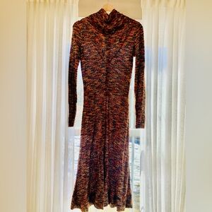 Neiman Marcus Dress Goldworm rn 22211 EUC vintage women’s 10 knit LS
